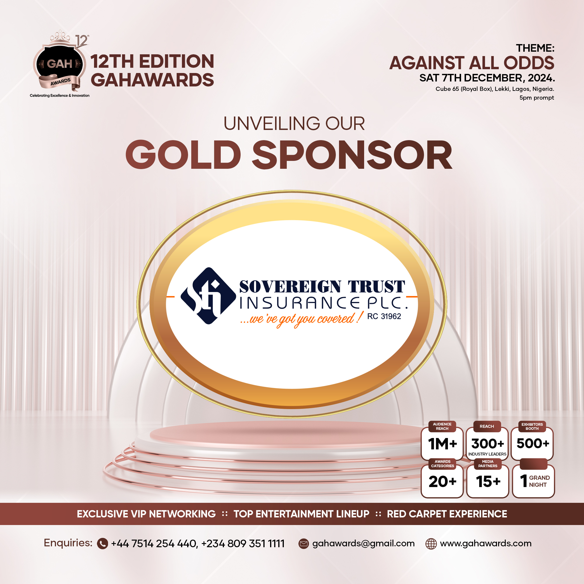 Gahawards GOLD Sponsor